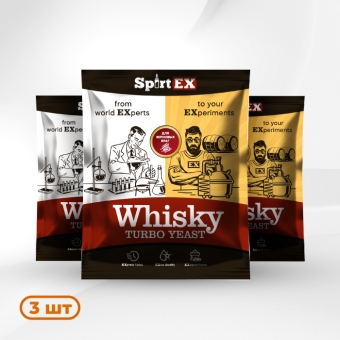 Дрожжи спиртовые SPIRTEX Whisky, 3 шт